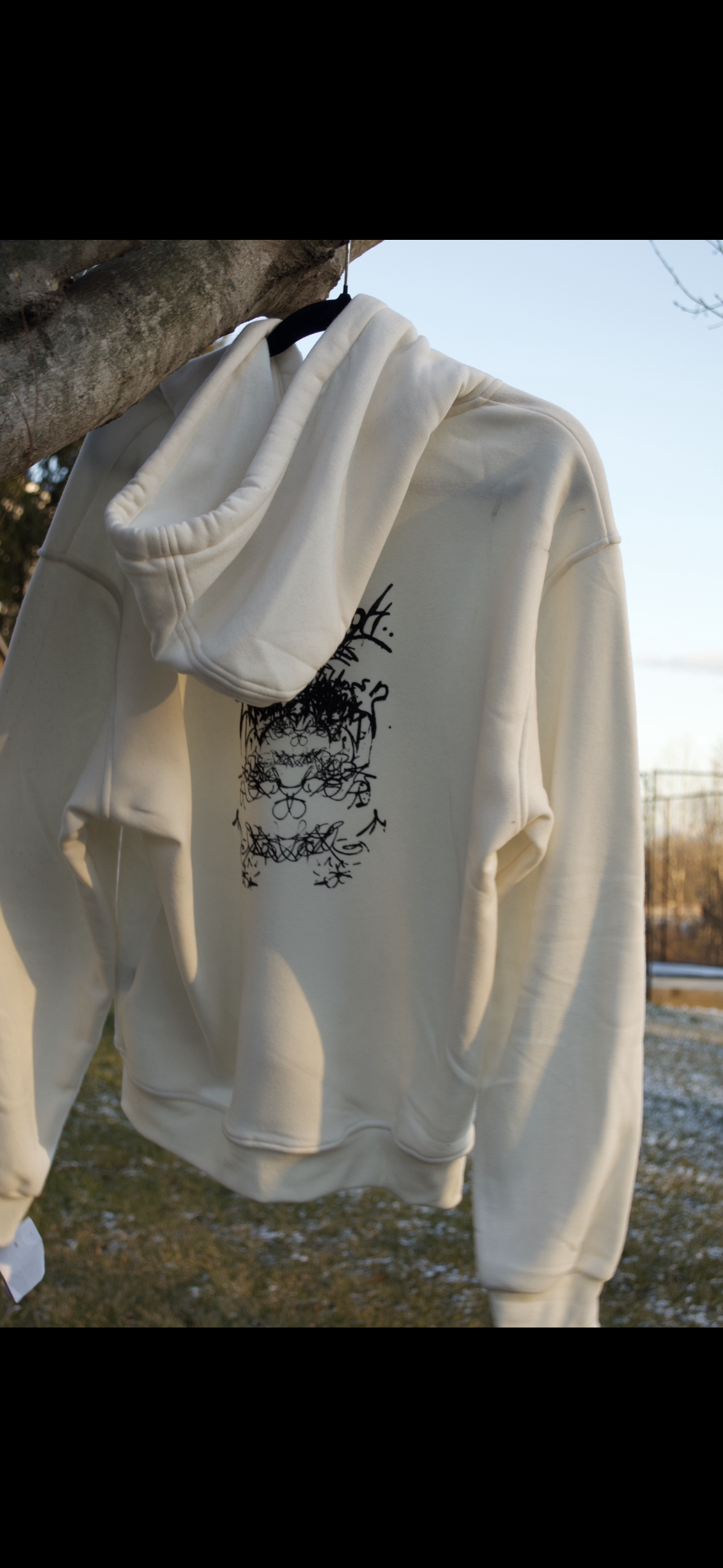 White Faith Hoodie