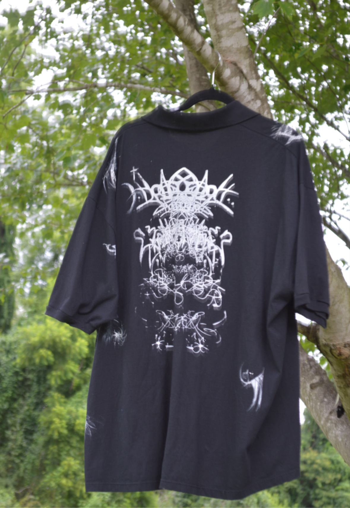 Handpainted “Complete Faith” polo