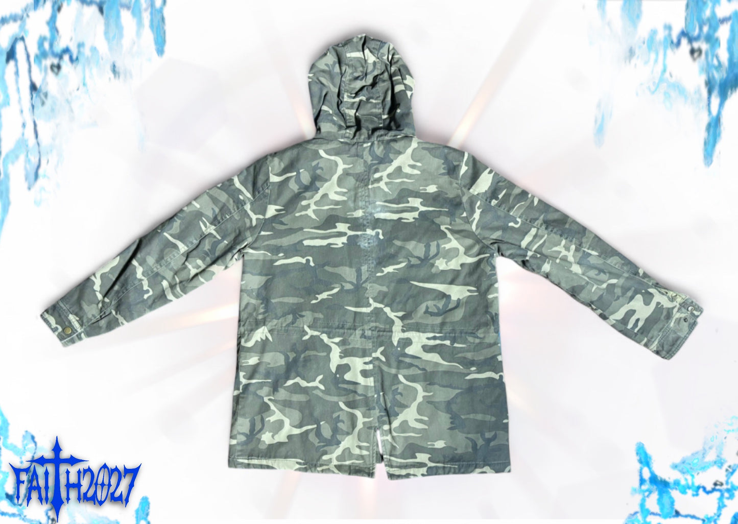 Spiritual Warfare Fur hooded Coat