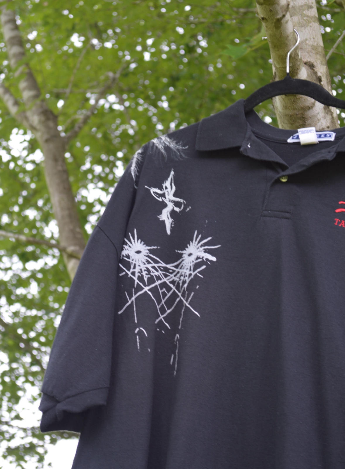 Handpainted “Complete Faith” polo