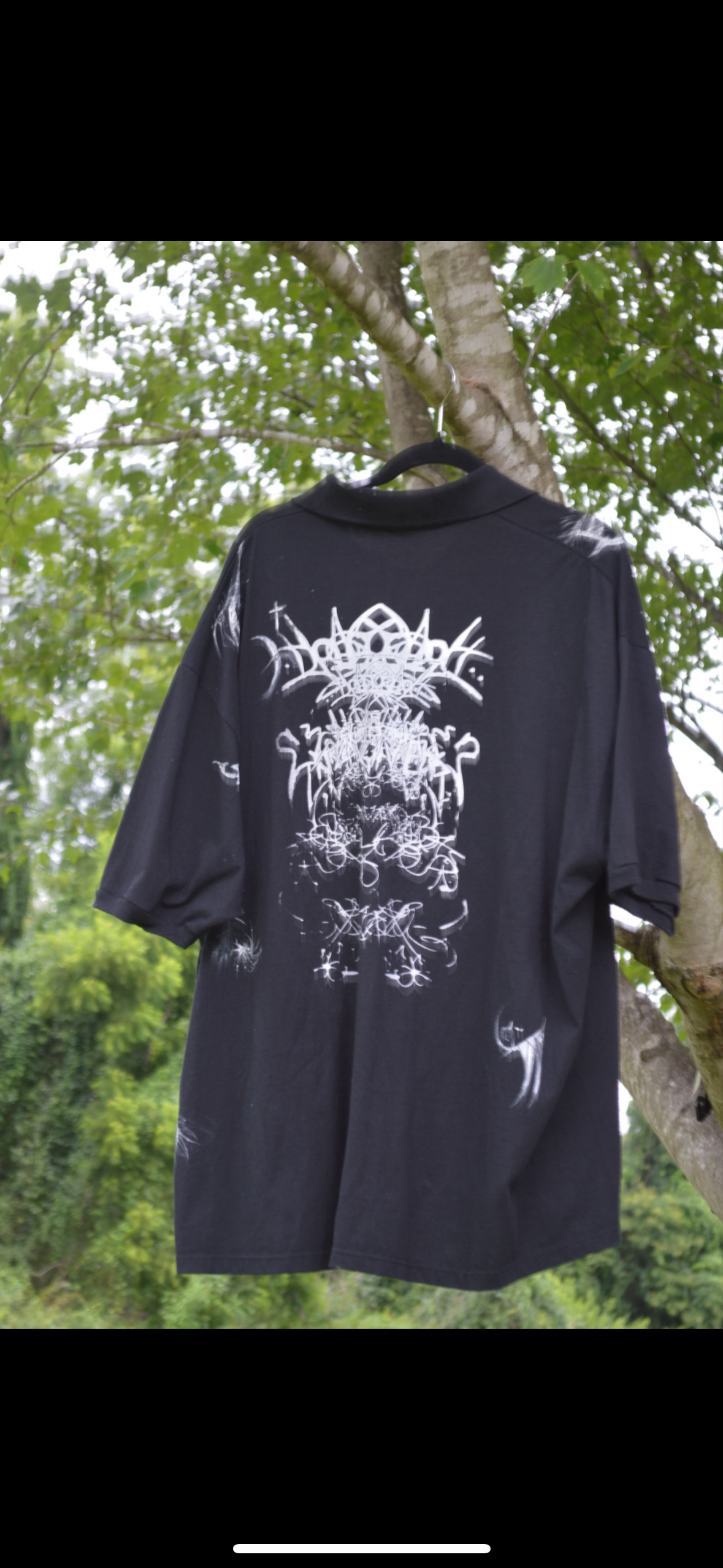 Handpainted “Complete Faith” polo