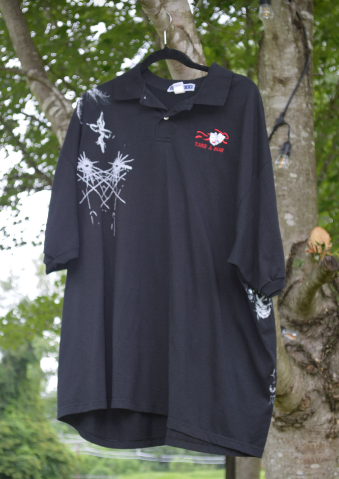Handpainted “Complete Faith” polo